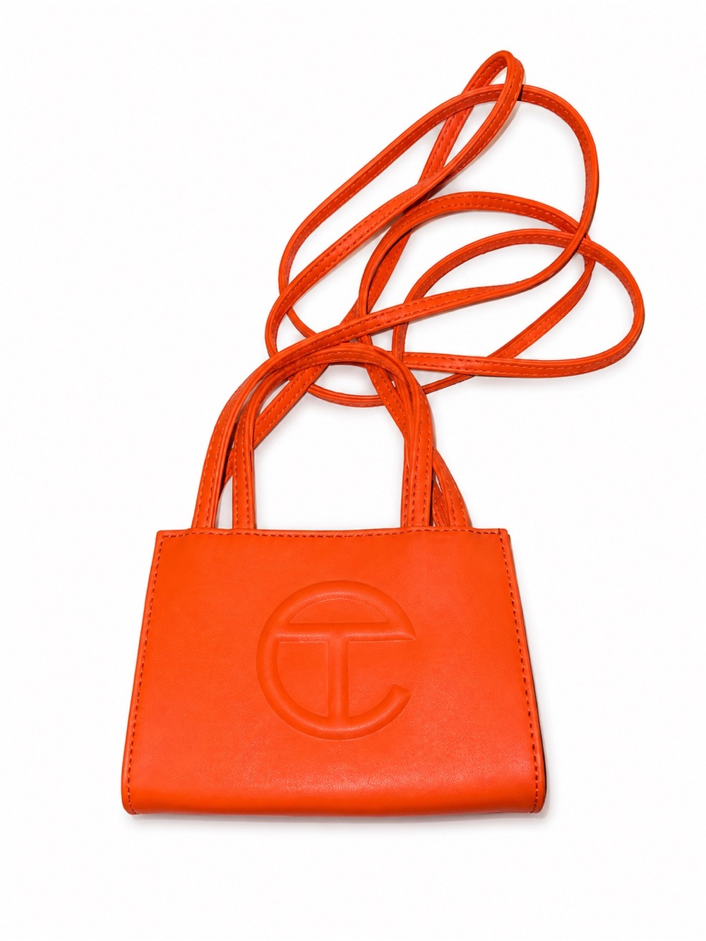 Telfar Small Shopping Bag Orange